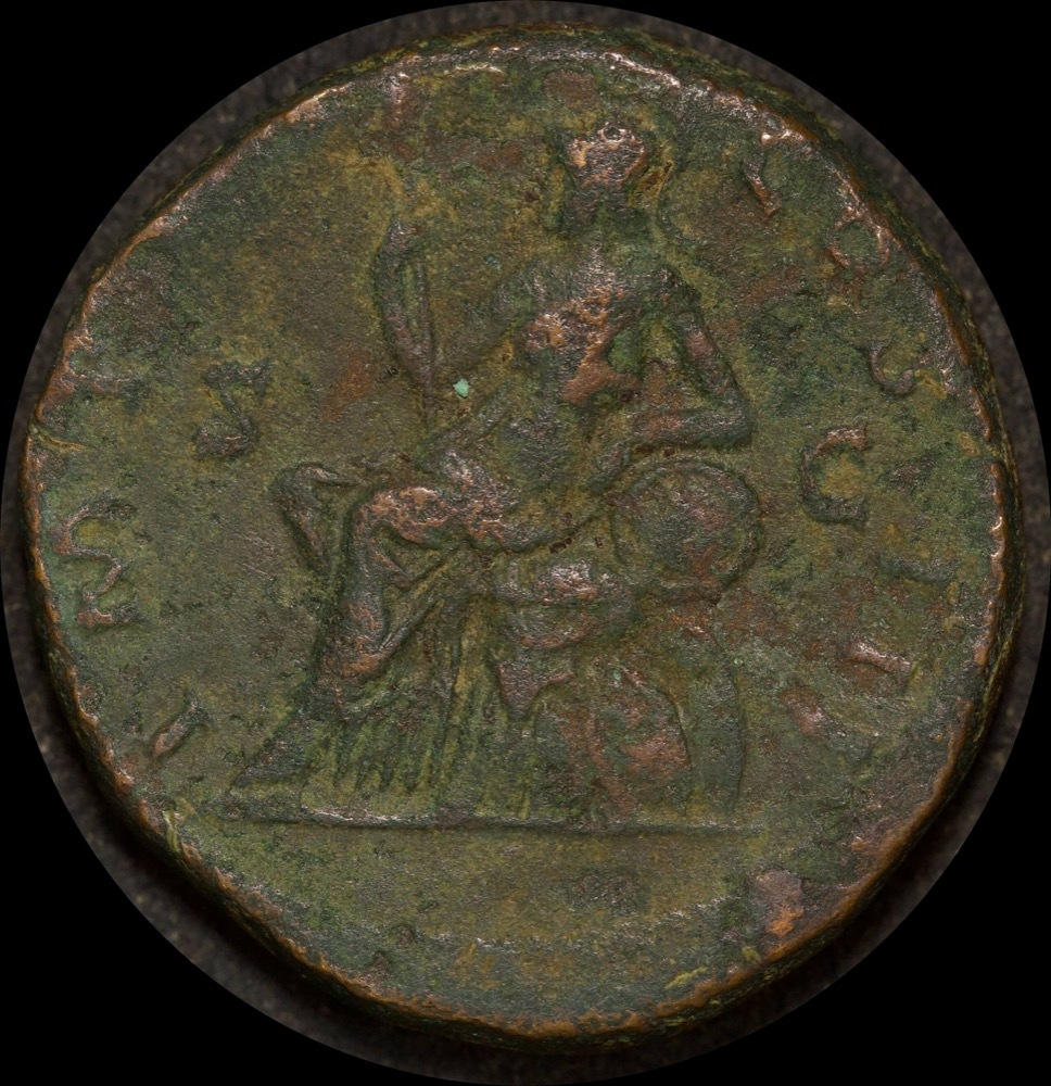 Ancient Rome (Imperial) 161-180AD Marcus Aurelius Sestertius RIC III 1037 Fine
