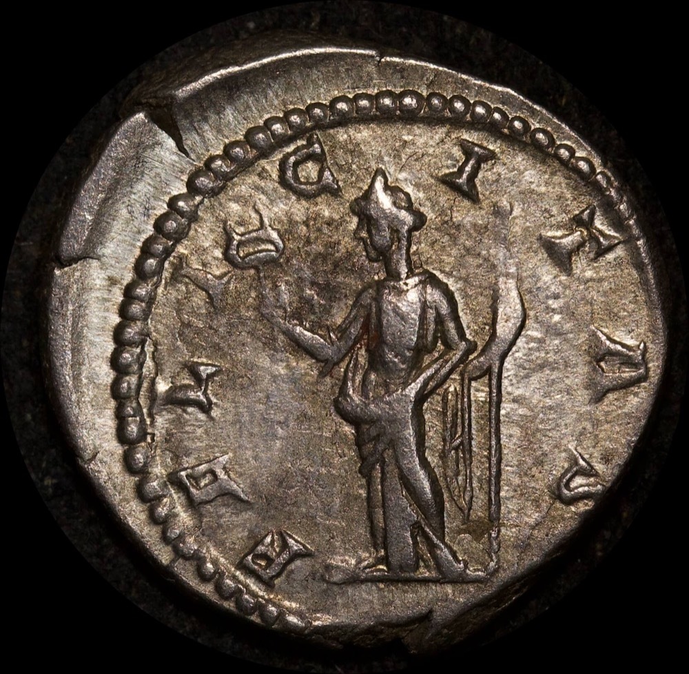 Ancient Rome (Imperial) 217AD Julia Domna Silver Denarius RIC IV 551 good VF