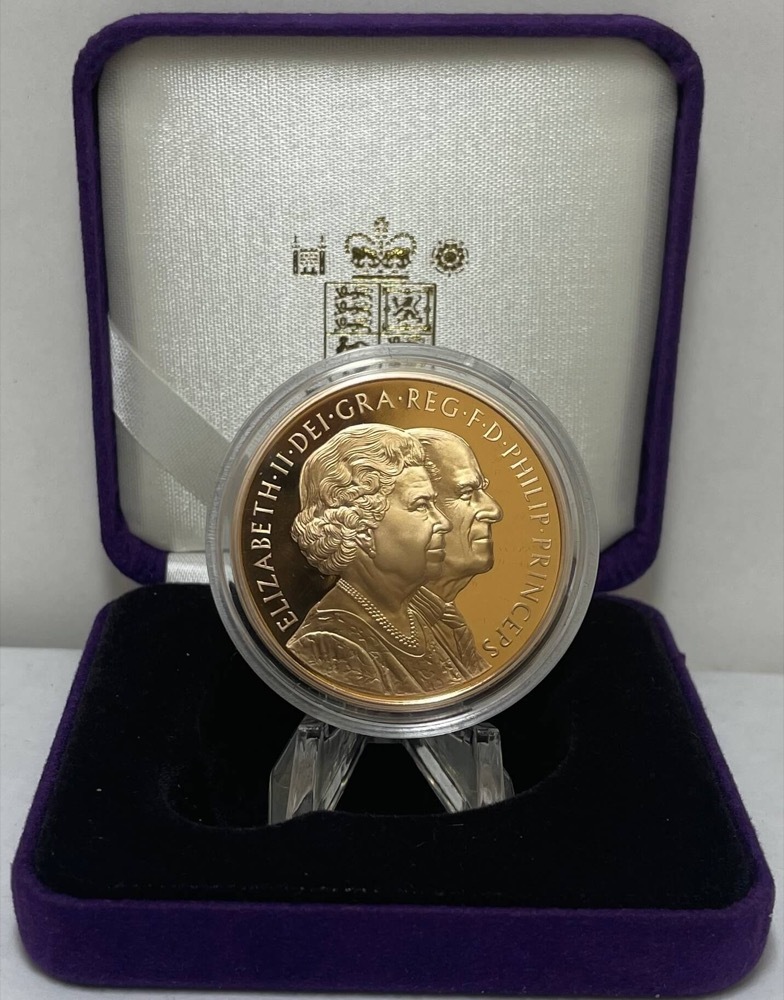 2007 Gold Proof 5 Pound Diamond Wedding Anniversary product image