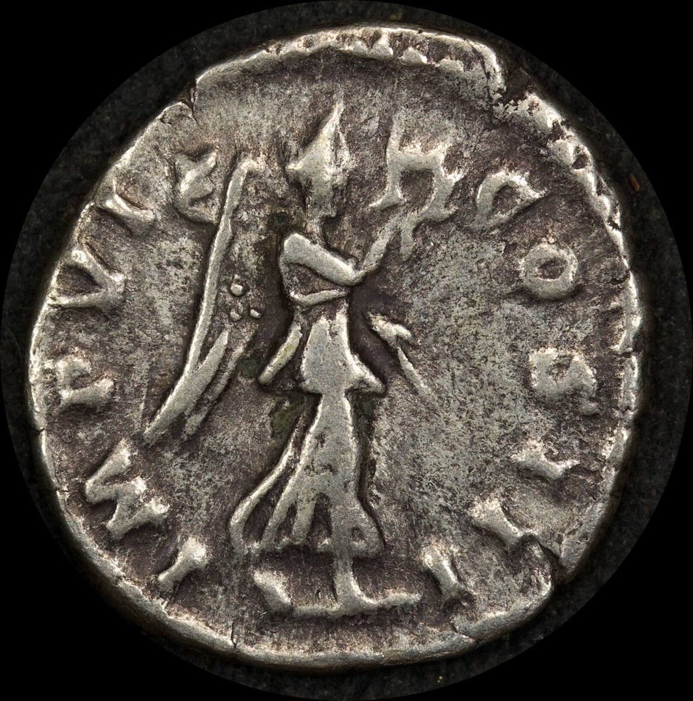 Ancient Rome (Imperial) 170 ~ 171 AD Marcus Aurelius Silver Denarius RIC III 236 about VF