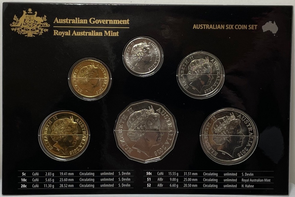 2016 Mint Coin Set 50th Anniversary Decimal Currency Legends Edition