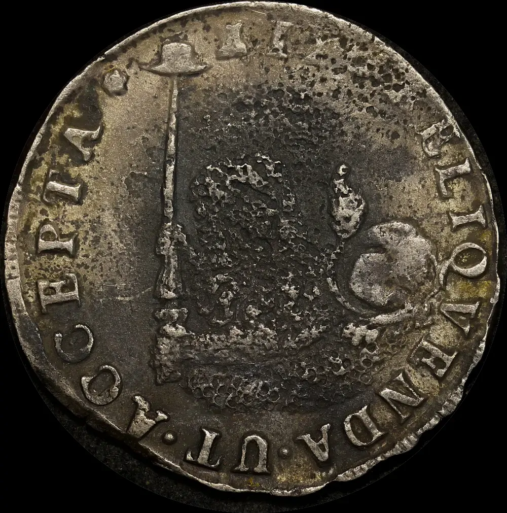 Netherlands (Zeeland) 1711 Silver 6 Stuivers KM#50 good VF ex Zuytdorp Shipwreck