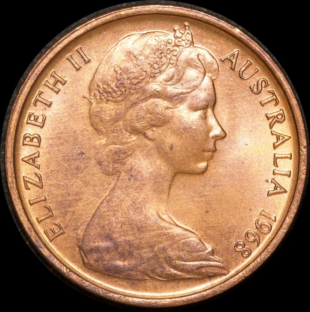 1967 1 Cent Coin Melbourne Choice Unc