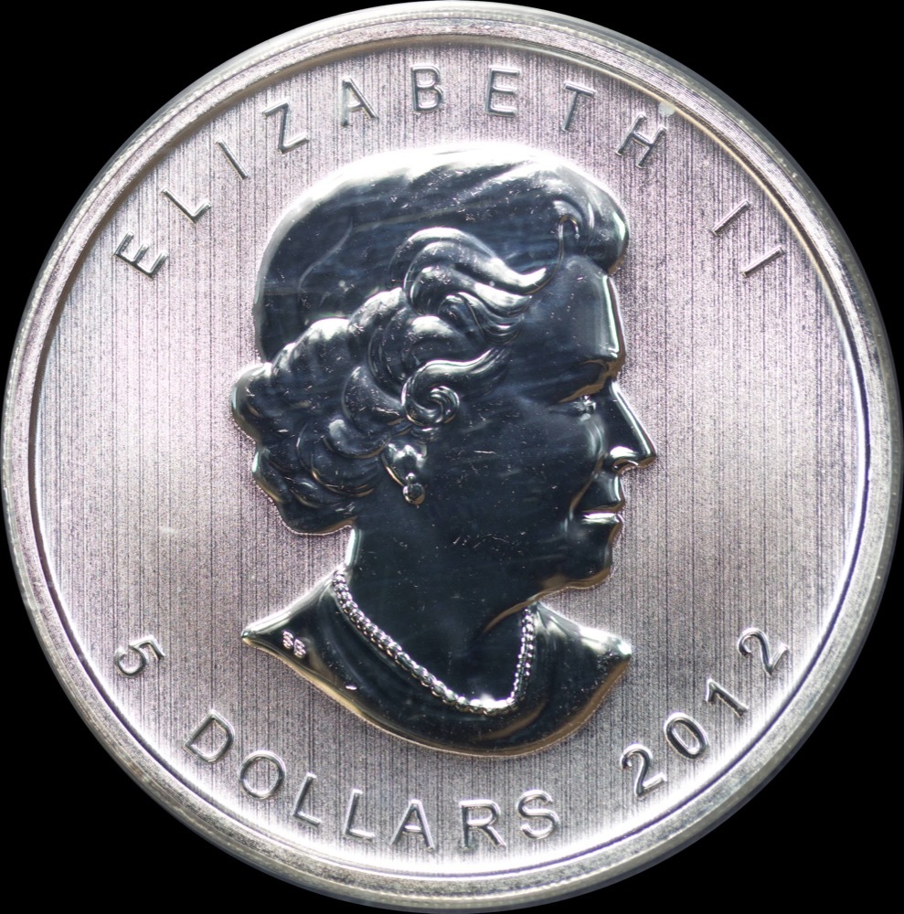 Canada 2012 Silver 5 Dollar 1oz Cougar Uncirculated product image