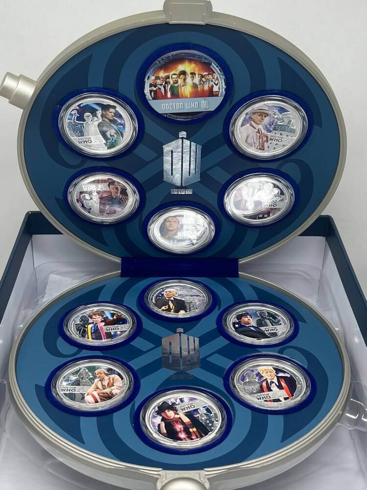 Niue 2013 Silver 1/2oz Dr Who 11 Coin Set product image