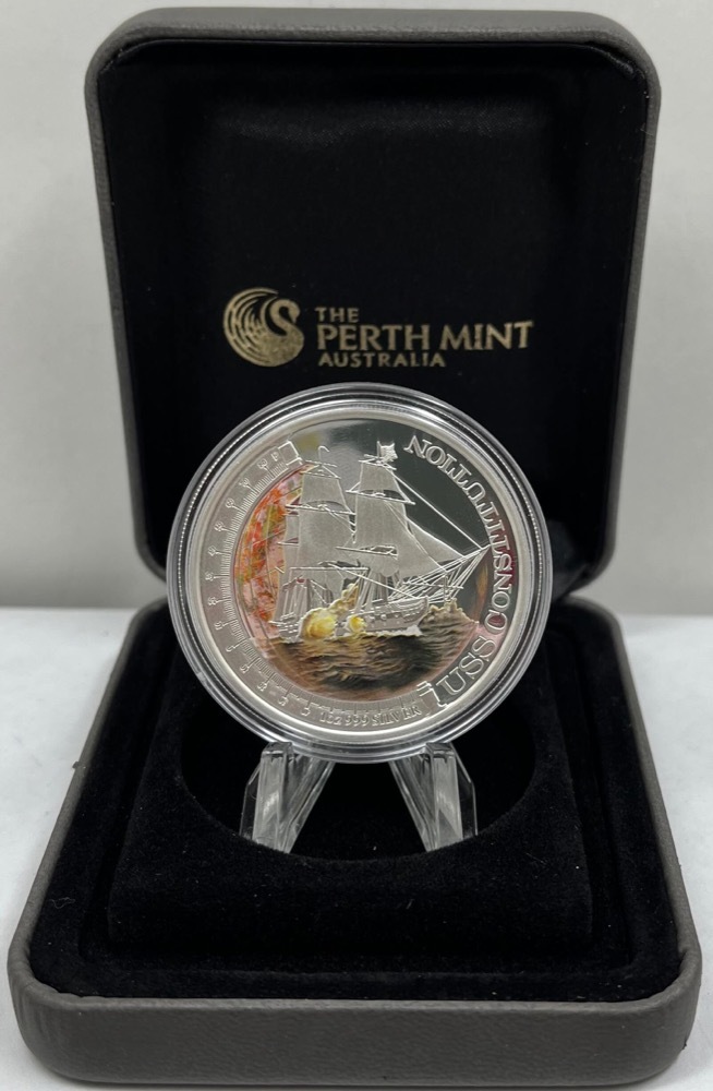 Tuvalu 2012 Silver 1oz Coin Ships of the World - USS Constitution product image