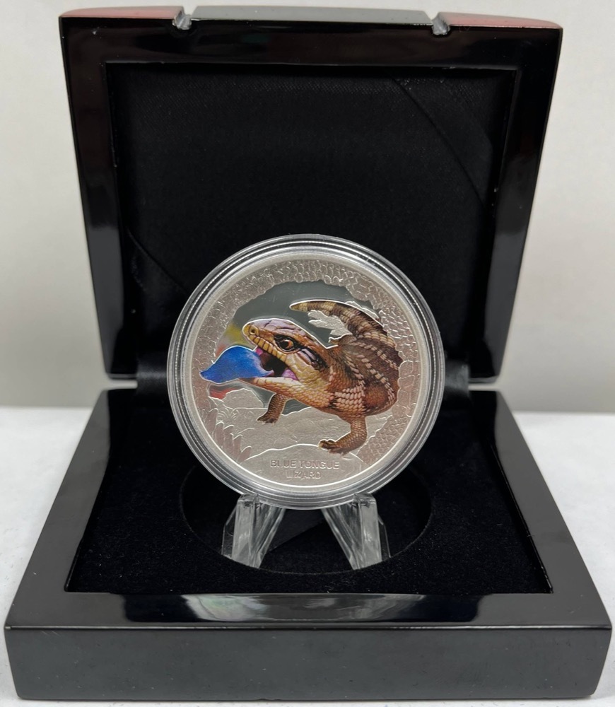 2015 Silver 1oz Proof Blue Tongue Lizard product image