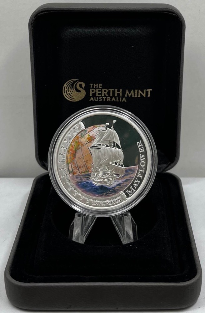 Tuvalu 2012 Silver 1oz Proof Ships That Changed The World Mayflower product image