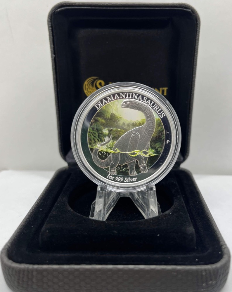 2015 Silver 1oz Proof  Australian Age of Dinosaurs Diamantinasaurus product image