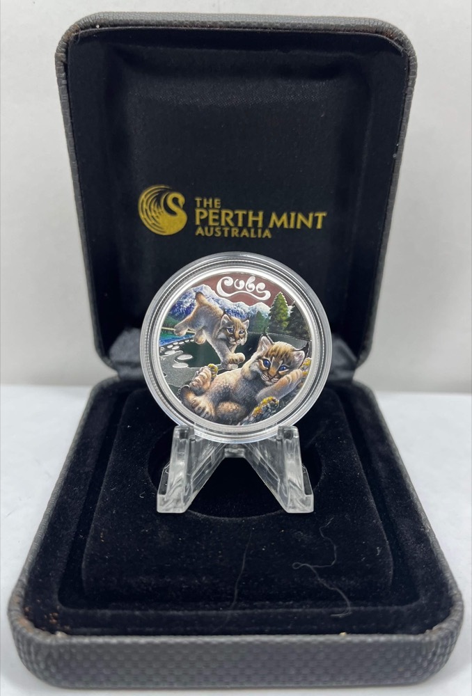 Tuvalu 2016 Silver 1/2oz Cubs Series Lynx product image