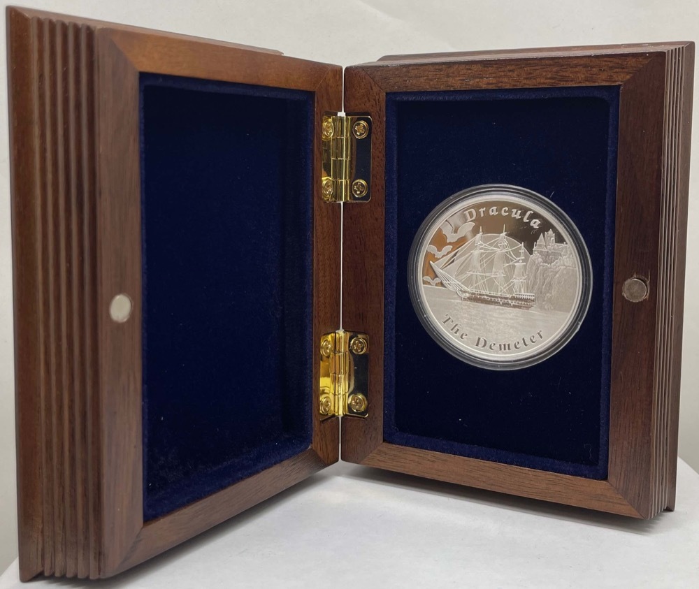 Tuvalu 2013 Silver 1oz Proof Ships That Never Sailed - The Demeter product image