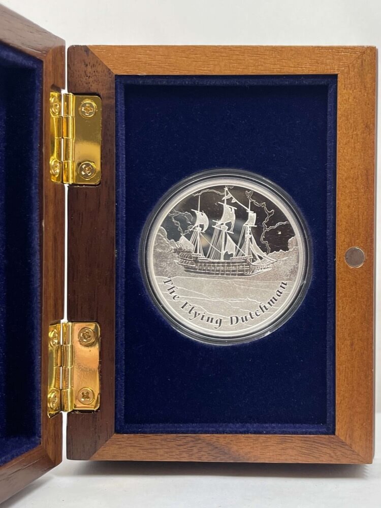 Tuvalu 2013 Silver 1oz Proof Ships That Never Sailed - The Flying Dutchman product image
