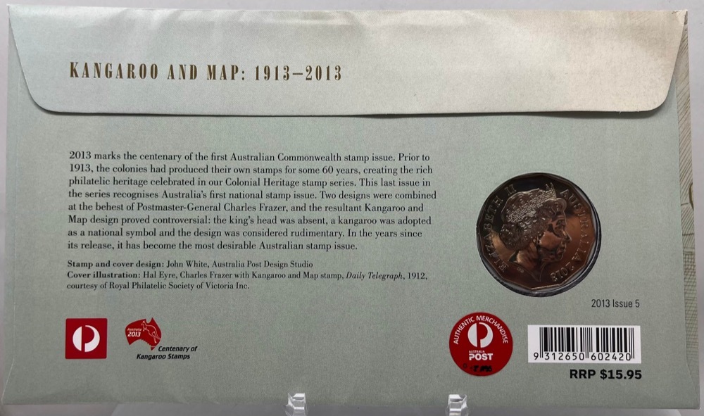2013 50 Cent PNC 100 Years of Commonwealth Stamps product image