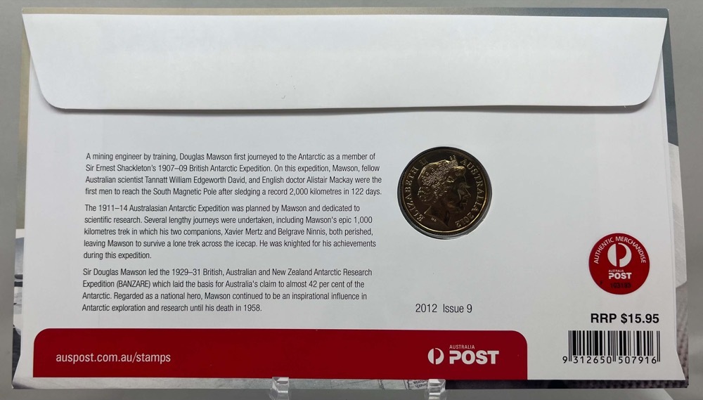 2012 1 Dollar PNC Sir Douglas Mawson product image