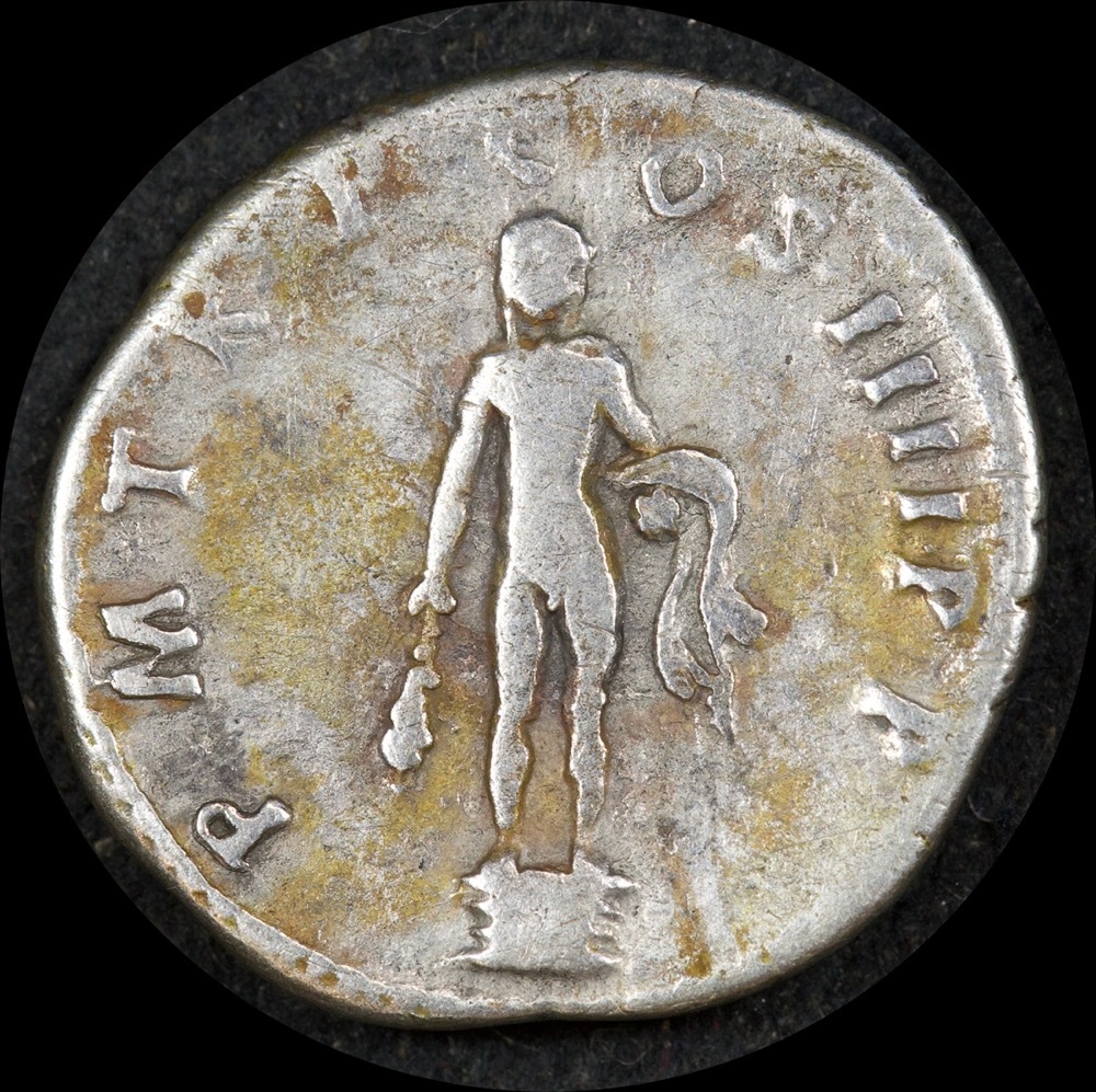 Ancient Rome (Imperial) 101-102AD Trajan Silver Denarius RIC II 49 Fine