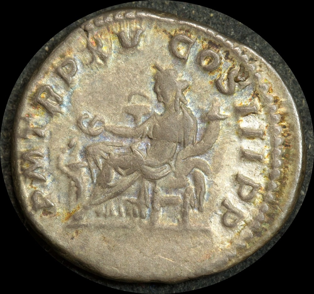 Ancient Rome (Imperial) 198-217AD Caracalla Silver Denarius RIC IV 196 Very Fine