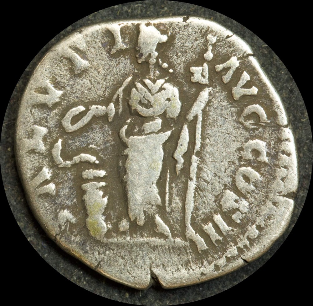 Ancient Rome (Imperial) 161-180AD Marcus Aurelius Silver Denarius RIC III 207 Fine 