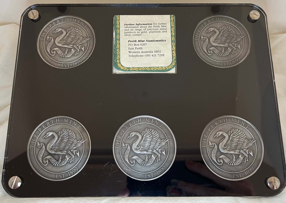 1994 Silver Medallion Set Landmarks of Australia