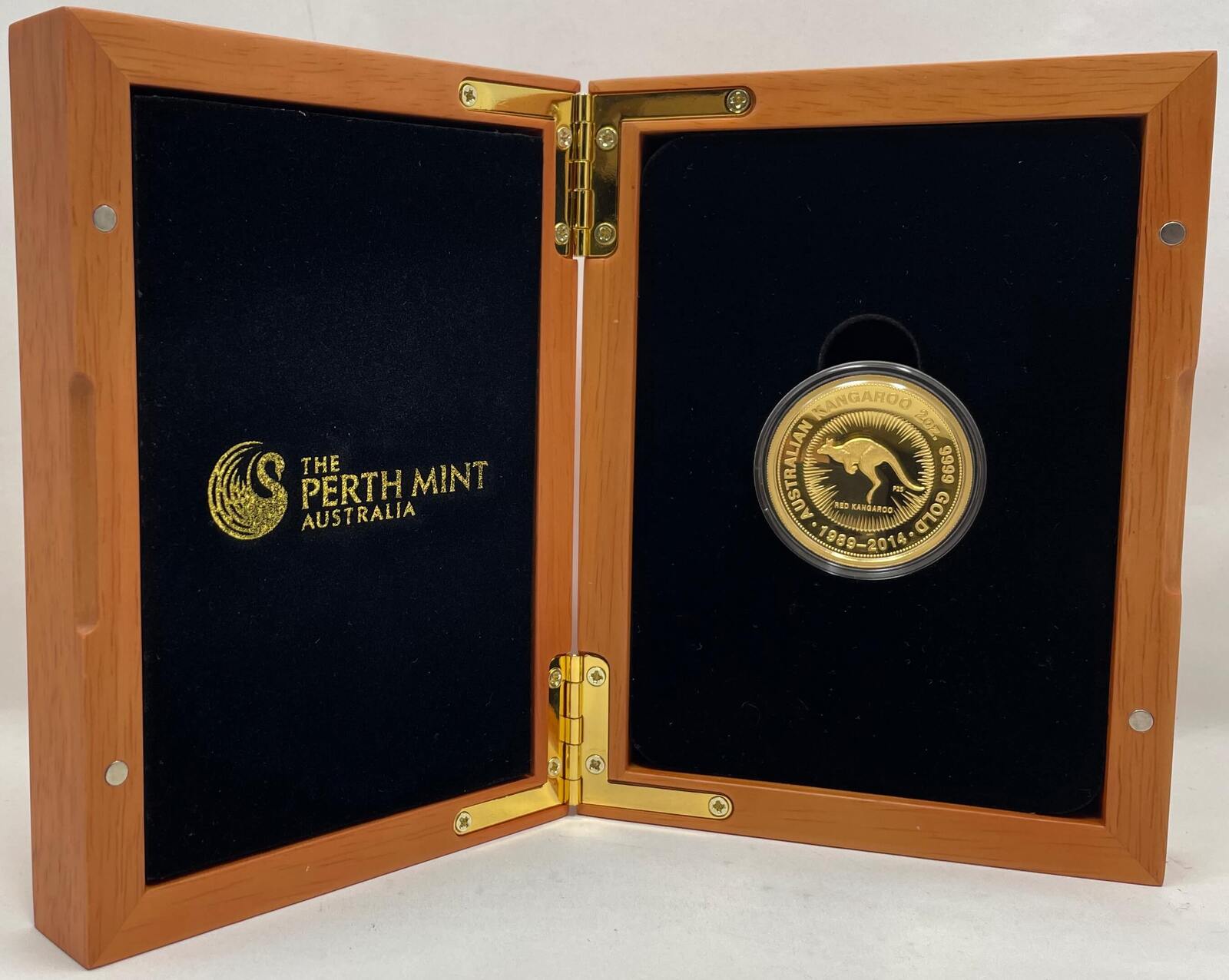 2014 Gold 2oz High Relief Proof Coin - Australian Kangaroo 25th Anniversary product image