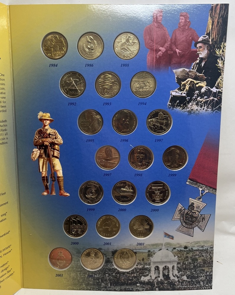1984-2001 $1 21 Commemorative Coin Set Unofficial - Sherwoods