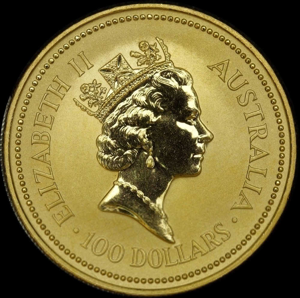 1989 Gold 1oz Uncirculated Coin Welcome Stranger Nugget