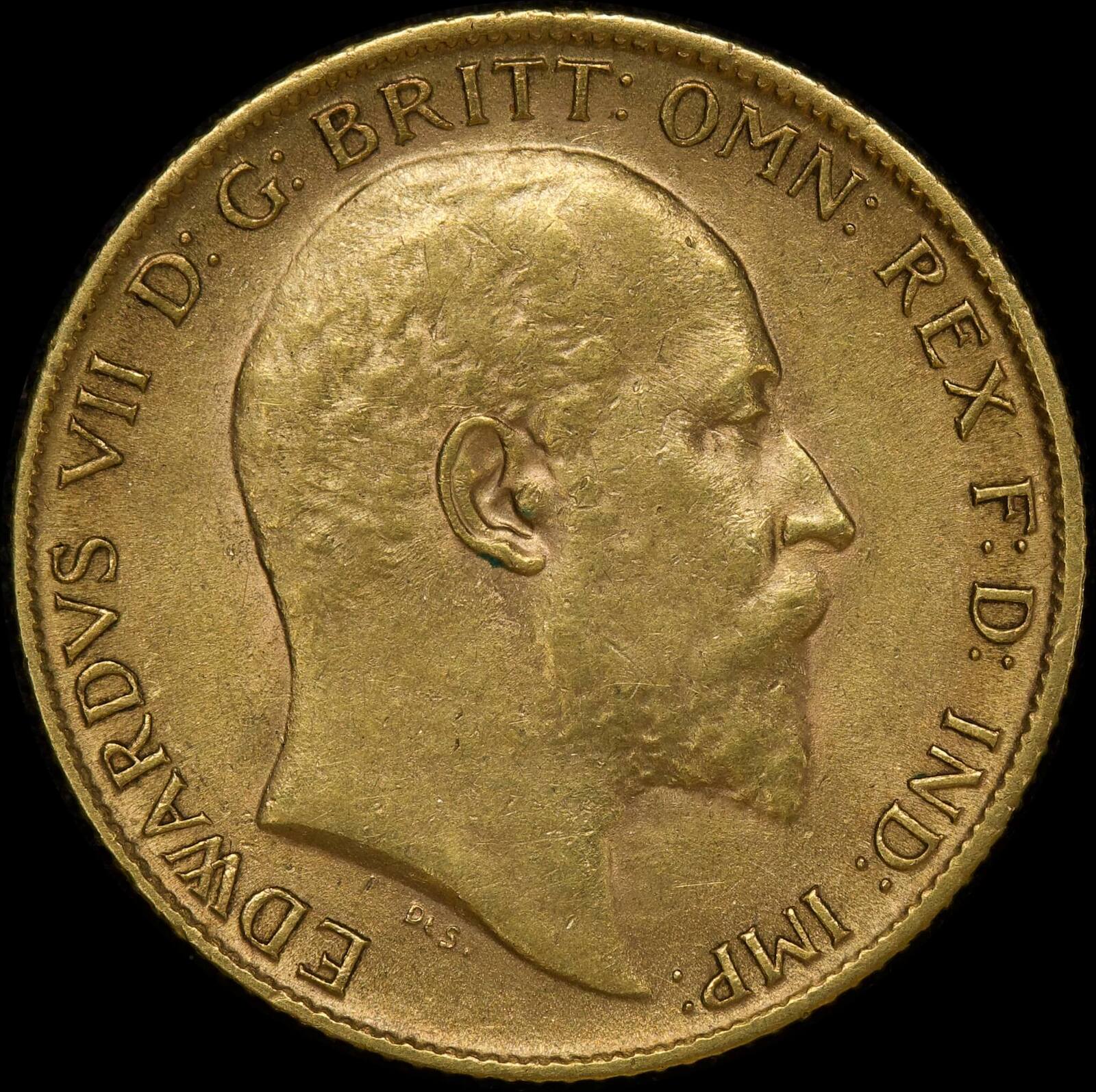 1906 London Edward VII Half Sovereign about Unc