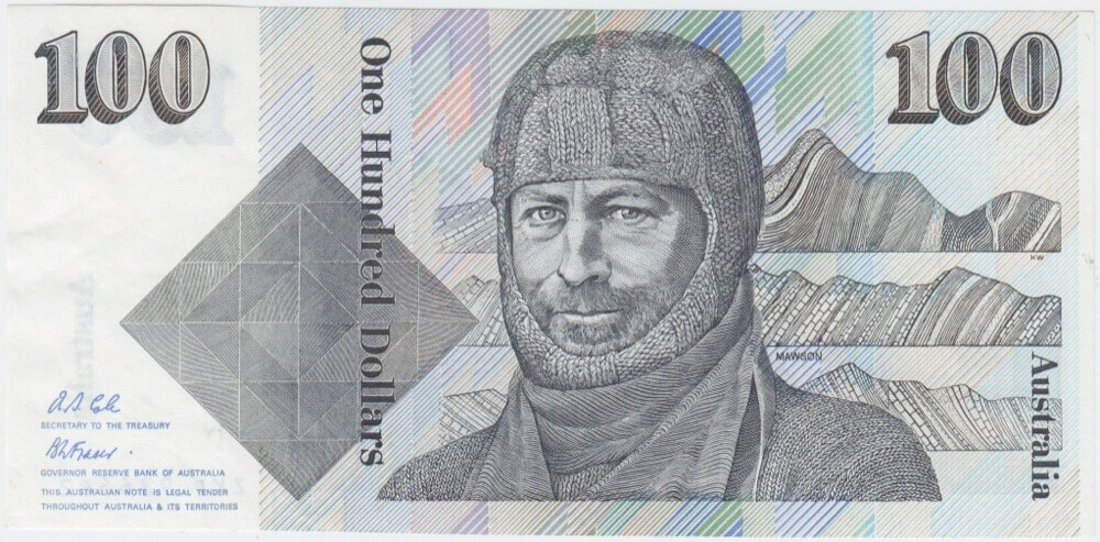 1991 $100 Note Fraser/Cole R613 Uncirculated