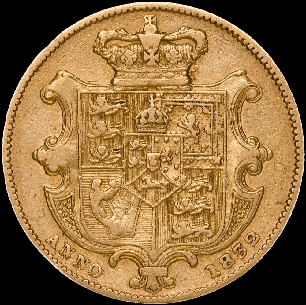 1832 Gold Sovereign William IV S#3829b about VF product image