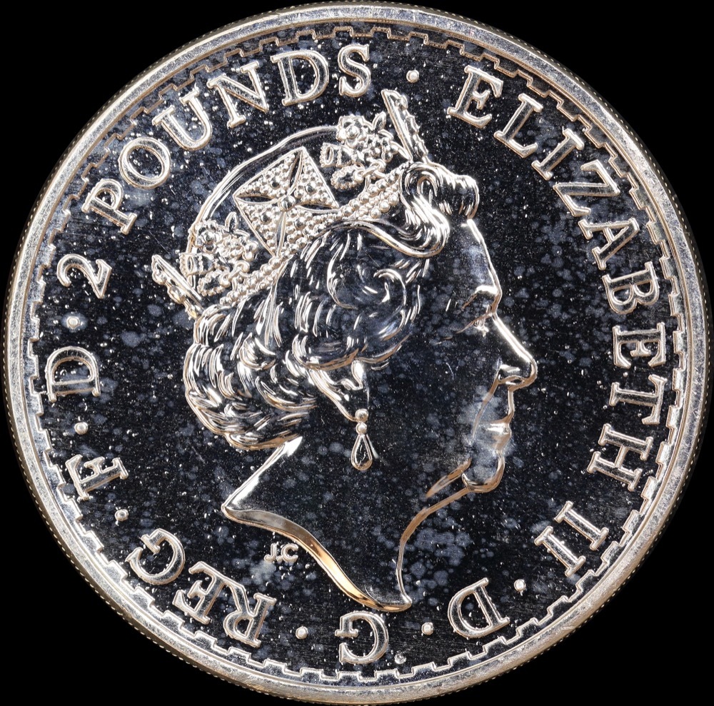 2016 United Kingdom Silver Britannia Two Pound Coin product image