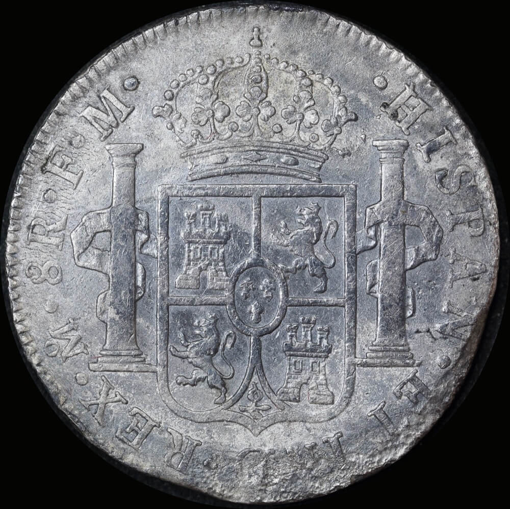 Mexico 1790 Silver 8 Reales KM#108 about VF
