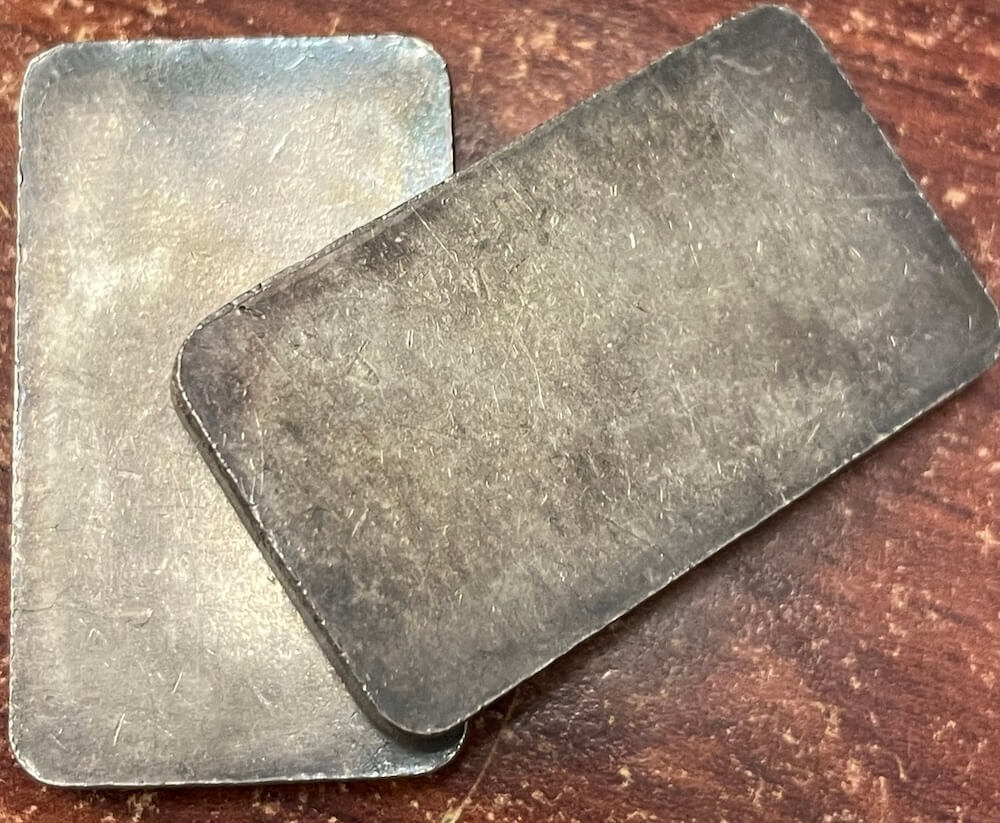 Vintage 1oz Silver Ingot Un-Named Maker 99.98%