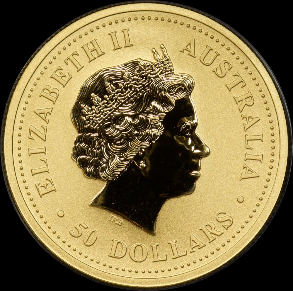 2007 Gold Lunar Half Ounce Coin Series I - Pig product image
