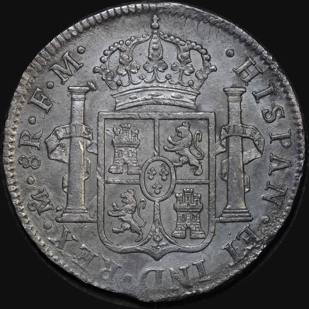 Mexico 1800 Silver 8 Reales ex Rapid Shipwreck KM#109 good Fine product image