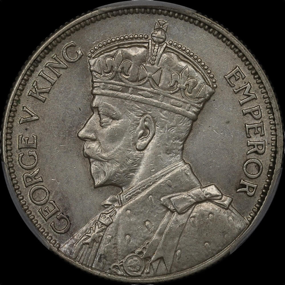 New Zealand 1933 Silver Florin KM#4 PCGS AU58 product image