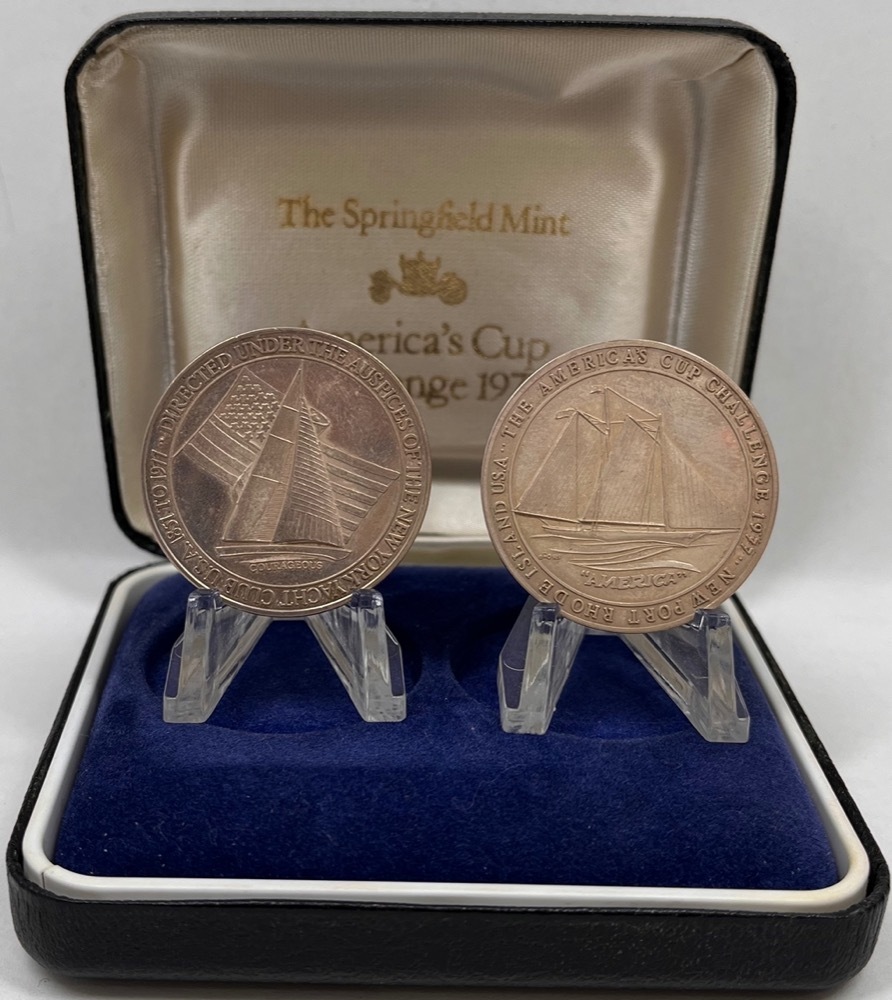1977 America's Cup Challenge Medal Set