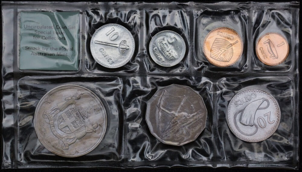 Fiji 1976 Uncirculated Mint Coin Set  product image