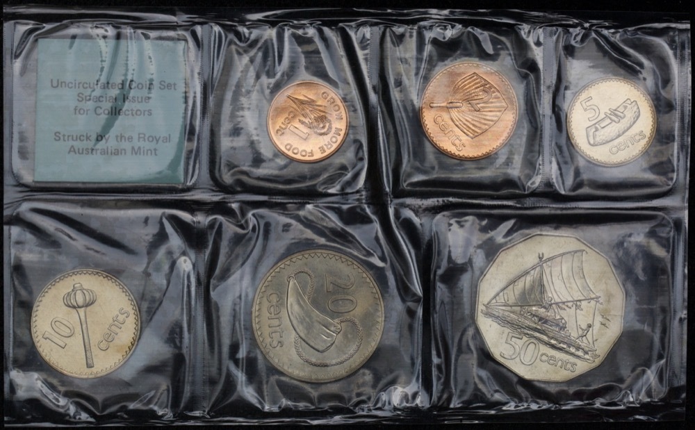 Fiji 1978 Uncirculated Mint Coin Set product image