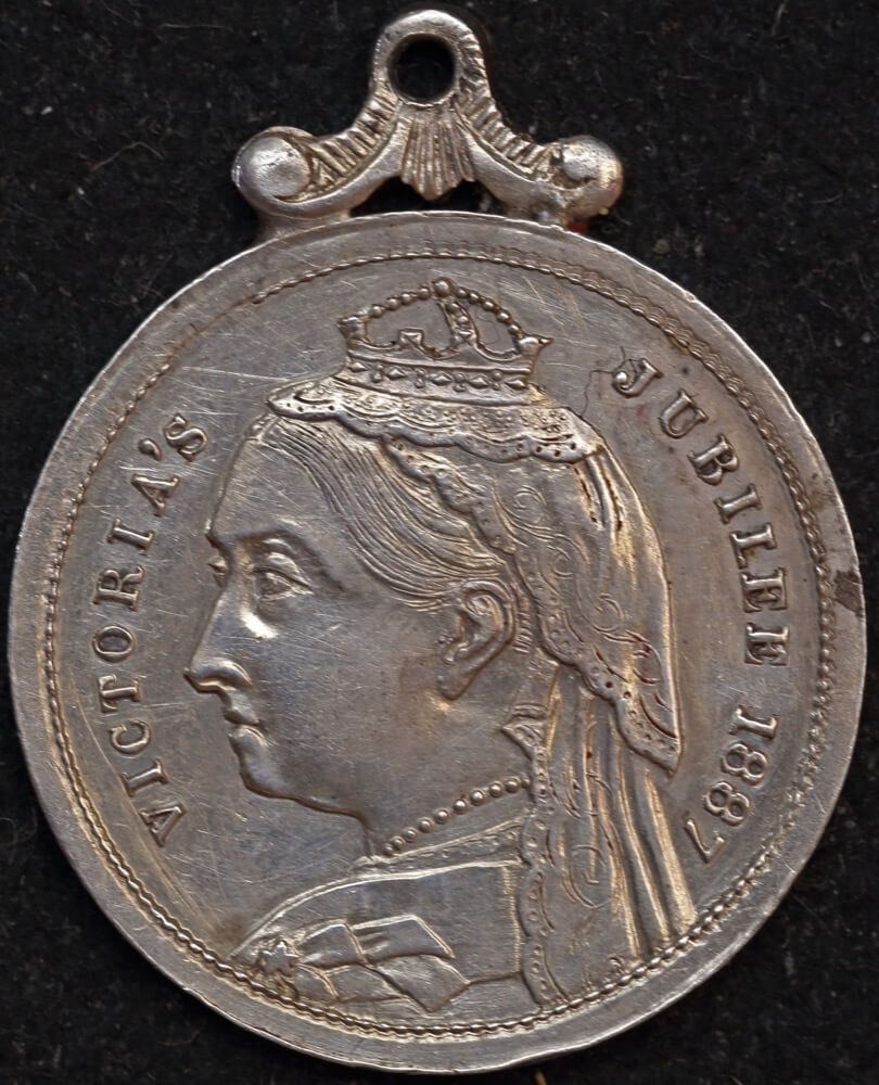 1887 Adelaide Exhibition Medallette in Silver