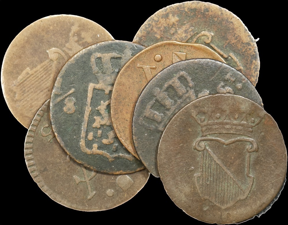 Netherlands 18th Century Accumulation of 25 Copper Coins Circulated product image