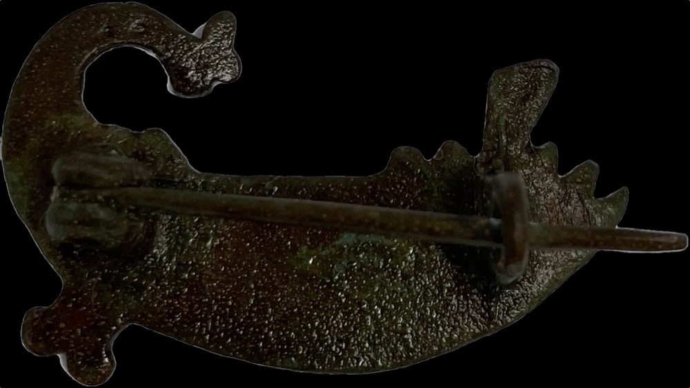 Ancient Rome C. 2nd Century AD Bronze Galley Fibula Type II product image