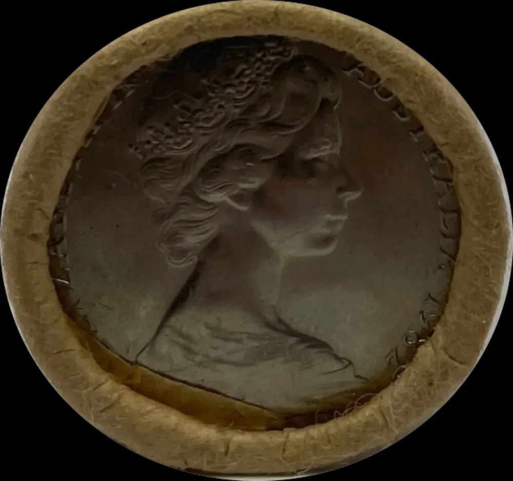 1982 10 Cent Coin Mint Roll Heads / Tails