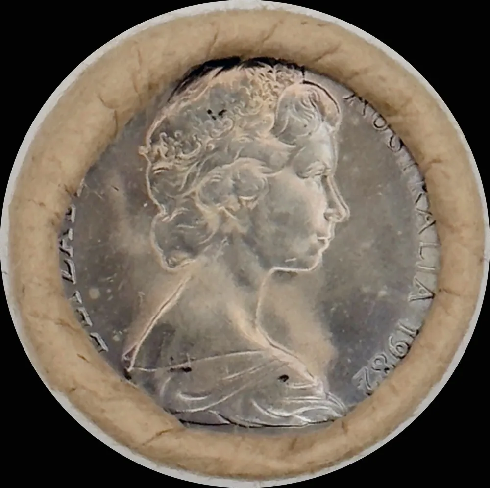 1982 5 Cent Coin Mint Roll Heads / Tails