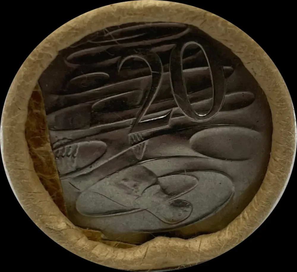 1981 20 Cent Coin Mint Roll Heads / Tails