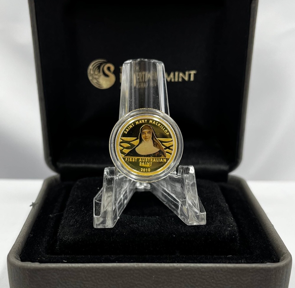2010 Gold 1/10oz Proof Coin Saint Mary MacKillop