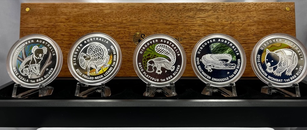 2010 Silver Five Coin Set Discover Australia - Dreaming product image