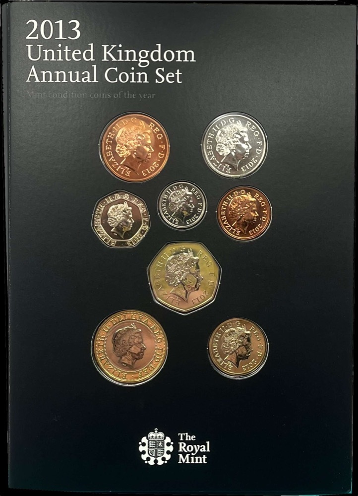 2013 United Kingdom Annual Uncirculated 15 Coin Mint Set product image
