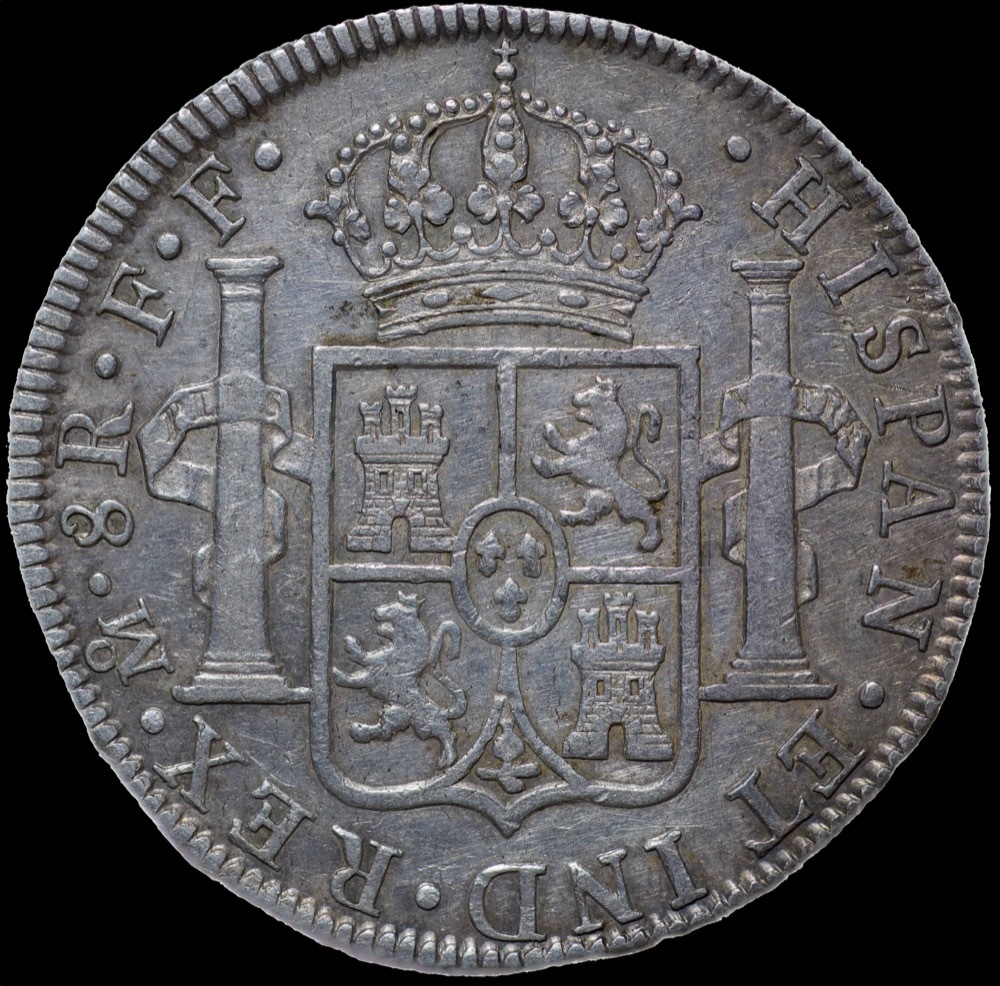 Mexico 1783 Silver 8 Reales KM# 106 good VF