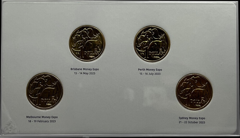 2023 $1 Uncirculated Four Coin Privy Mark Set - Sydney ANDA Money Expo product image