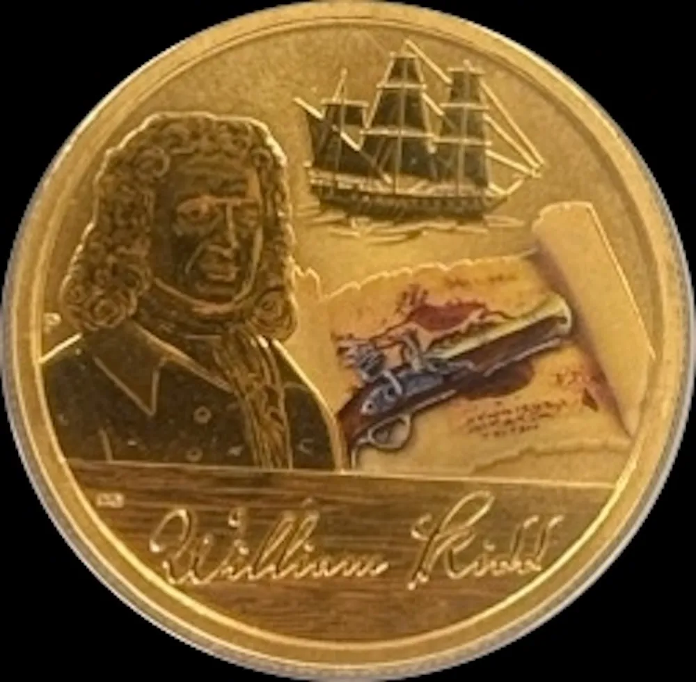 2010 - 2011 Tuvalu Uncirculated 5 Coin Set Golden Age of Piracy