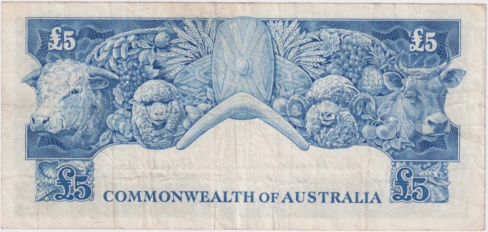 1954 Five Pound Coombs/Wilson R49 Very Fine